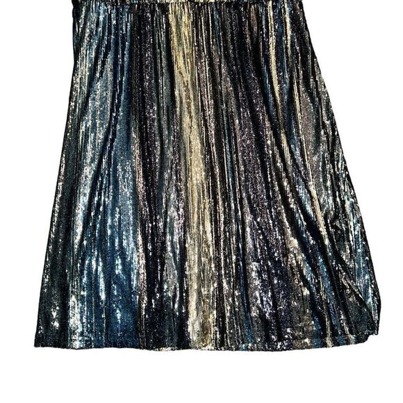 LANE BRYANT Striped Sequin Midi Dress Size 24 - Picture 5 of 10